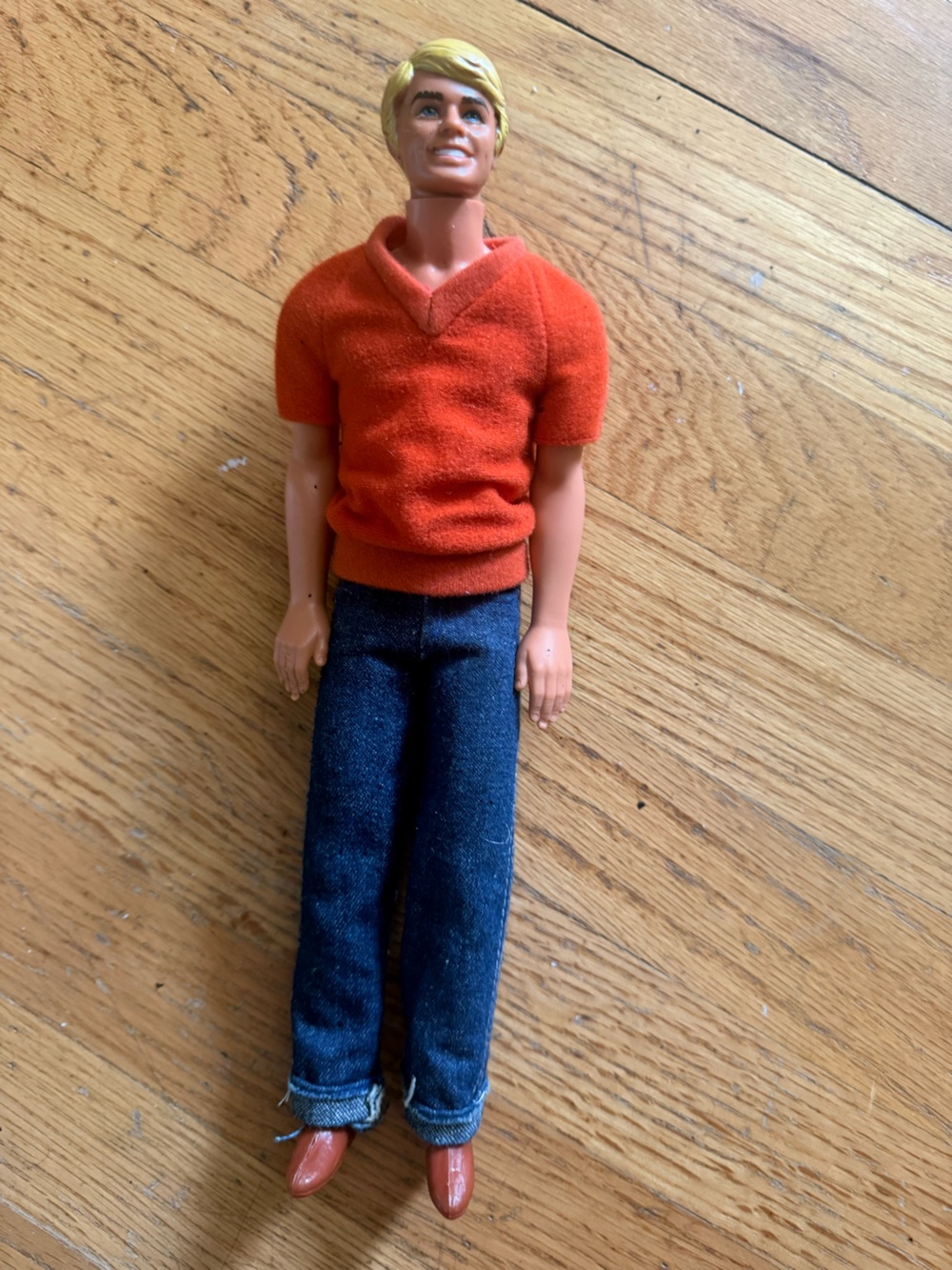 Vintage Mattel Ken 12” Doll Early 1980s Blond/Blue eyed GREAT in jeans w/boots